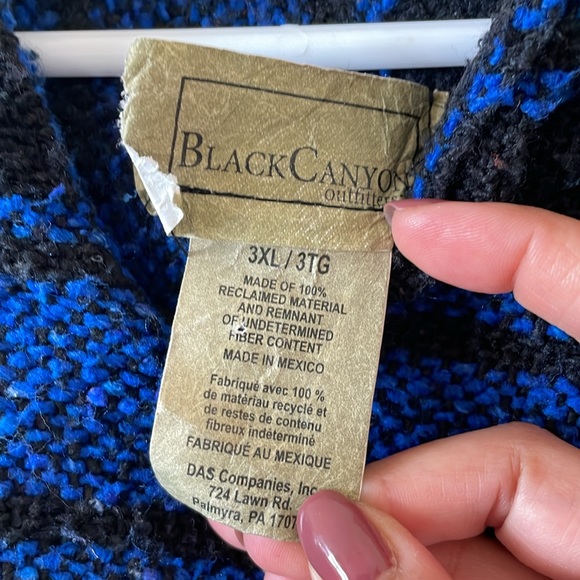 Blue and black baja hoodie surfer stoner skater - Picture 4 of 5